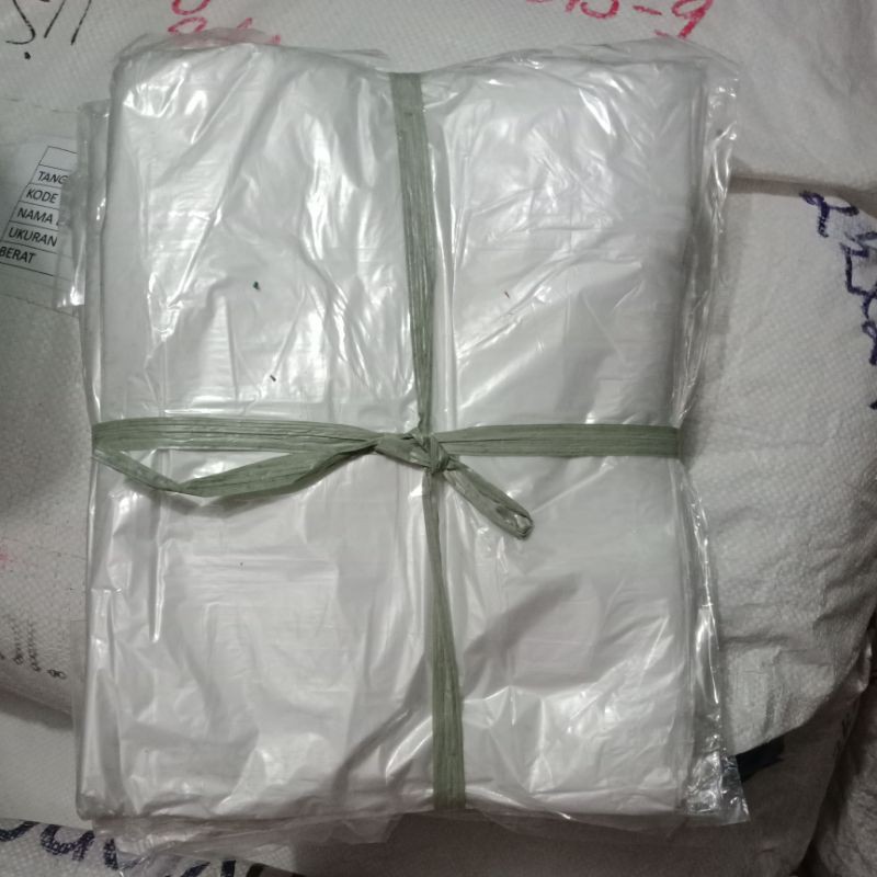 

kantong plastik untuk kertas fotokopi hd pe 25*40