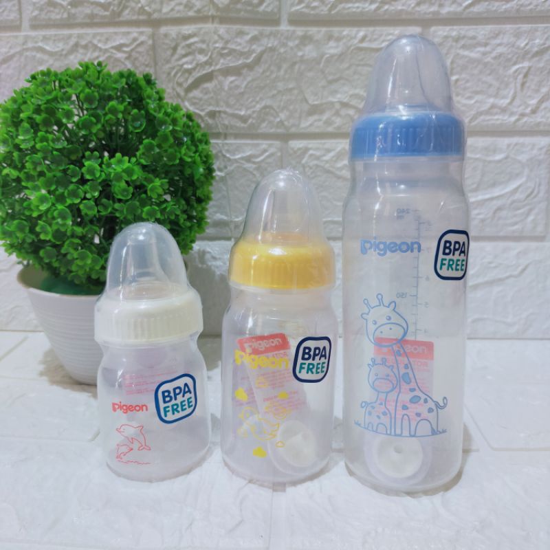 Botol Susu Pigeon Standard Eco Nipple Uk 50ml, 120ml, 240ml