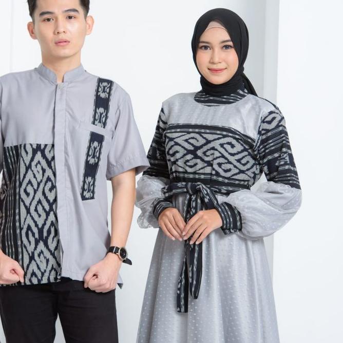 DISCOUNT  9.9 set couple baju tenun etnik asli ory seragam keluarga kondangan pesta prewedding kanto