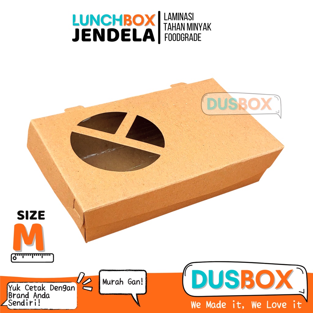 Lunch Box Paper M Jendela / Lunch Box / Lunch Box Jendela / Lunch Box Paper / Lunch Box Window / Pap