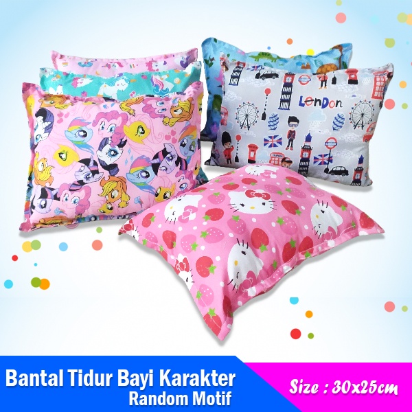 Bantal Tidur Bayi Karakter Random Motif Boy Girl