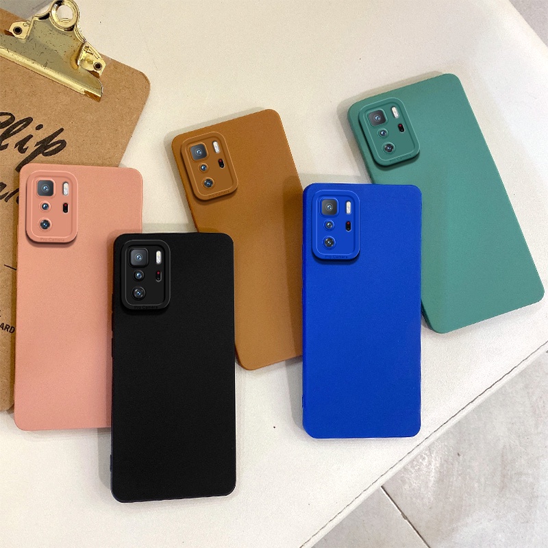 Soft Case Silikon Warna Permen Untuk Xiaomi POCO M4 M3 F2 X3 F4 GT NFC Pro 4G 5G