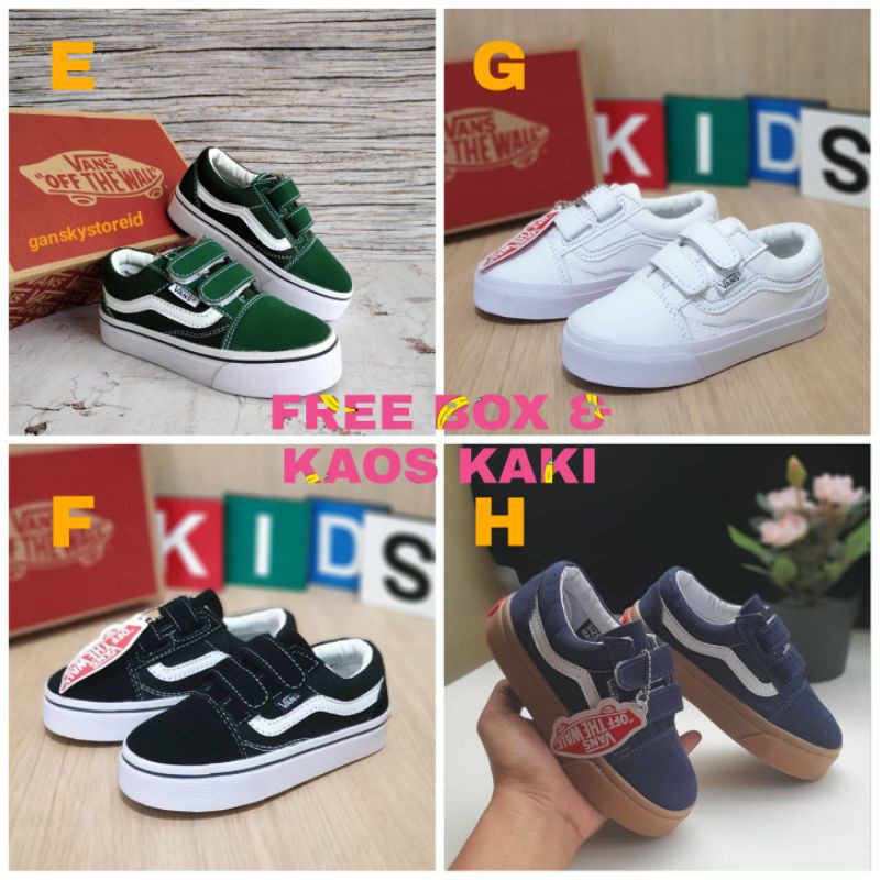 SEPATU ANAK VANS PREMIUM HIGH QUALITY SEPATU ANAK LAKI LAKI KIDS ANAK ANAK SNEAKERS ANAK KADO