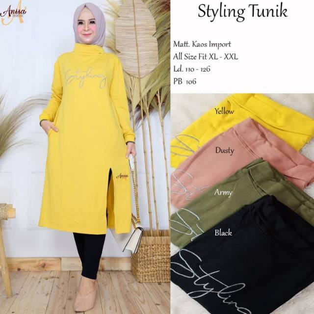 Tunic styling/tunic kaos/hdrcollection