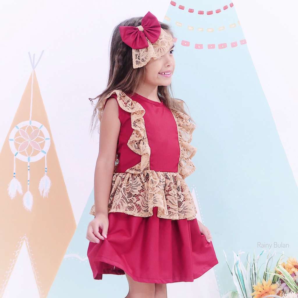 Dress Amara Anak Unik/Gaun Pesta Anak/Dress Anak