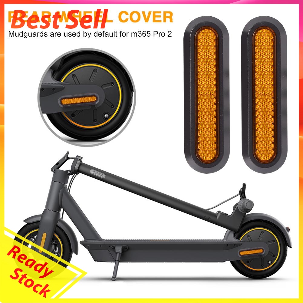 Reflective Rear Wheel Hub Cover for Xiaomi Mi Electric Scooter Pro 2 M365