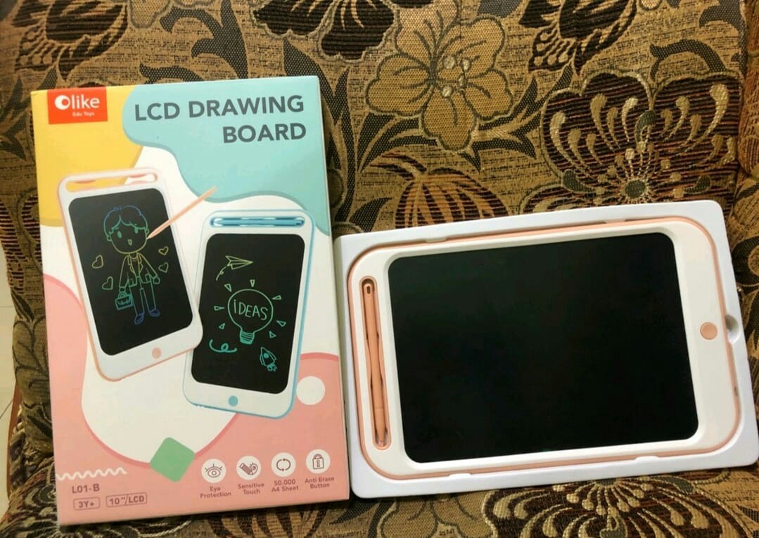 Olike Lcd Drawing Board Garansi Resmi Original 100% Packing Buble Wrap + Kardus Dijamin Sangat Aman