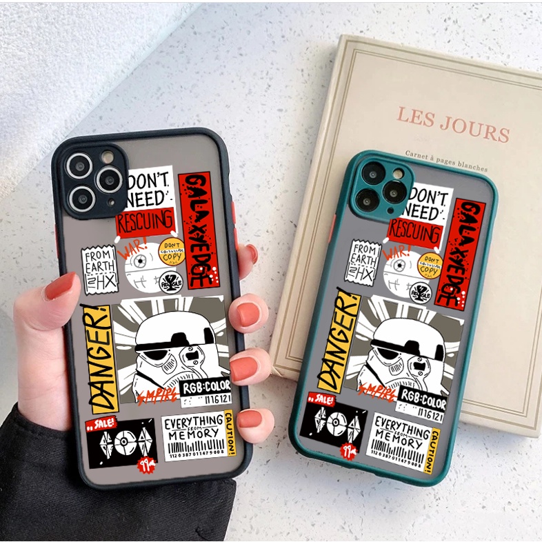 Case Dove Motif Oppo A5s A12 A7 A15 A16 A71 A3s A54 F5 A57 A39 A5 2020 F11 Motif Star wars Galaxy Ed