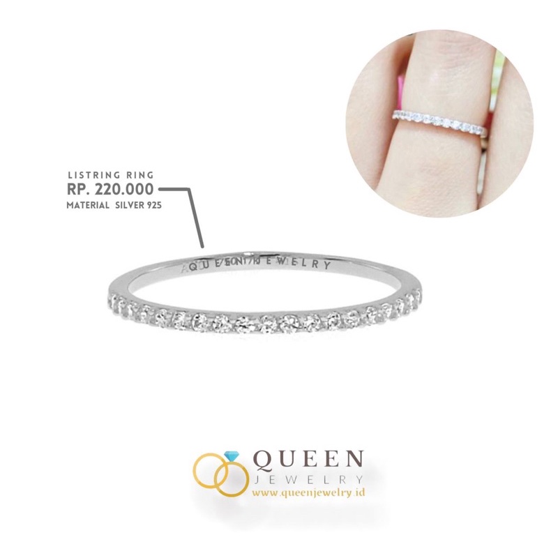 cincin kawin tunangan silver925 listring