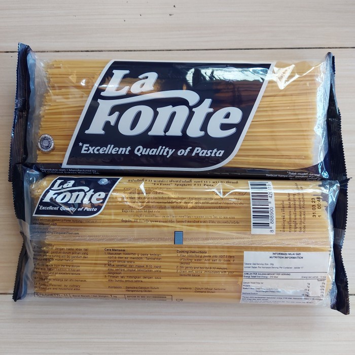 

PASTA-ANEKA- SPAGHETTI LA FONTE 1 KG EXCELLENT QUALITY -ANEKA-PASTA.