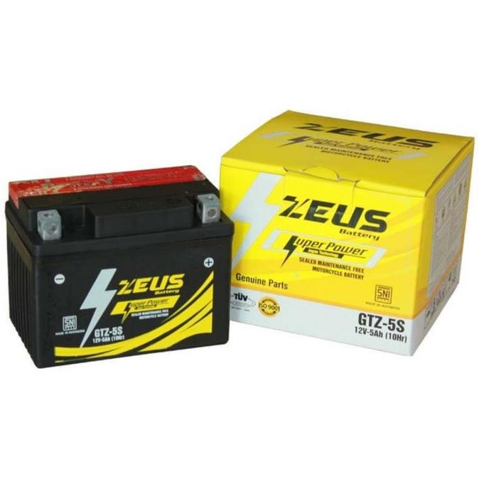 Aki Revo 100, New Revo 110, Revo Absolute GTZ5S Zeus Power Aki Kering Segera Beli