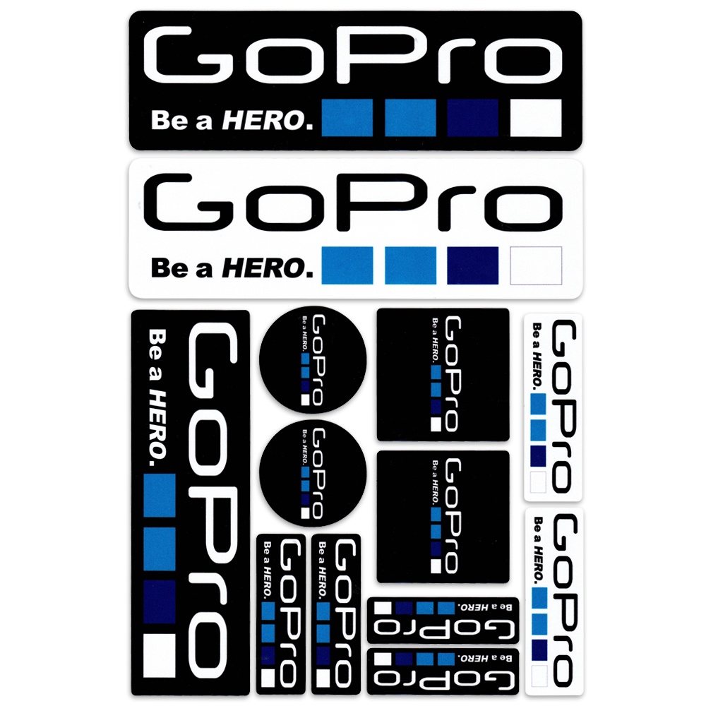 Set Stiker Film Pelindung Helm Reflektif Untuk Kamera Gopro Hero 10 / 9 / 8 / 7