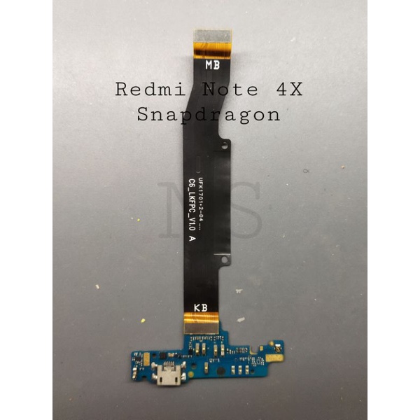 Papan Charger / Konektor Cas Redmi Note 4X Snapdragon Original