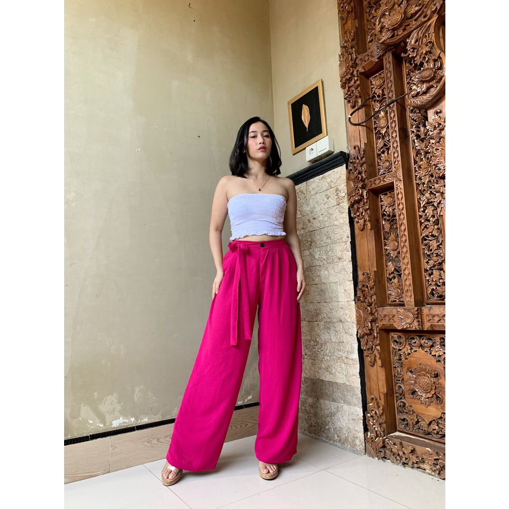 Kulot HW Crinkle Premium / Celana Kulot Ikat