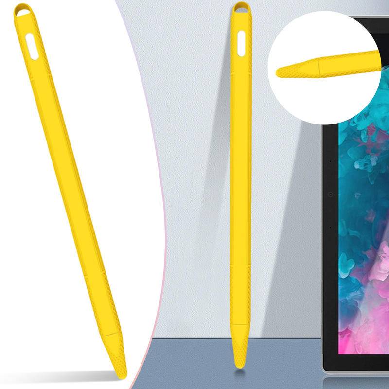 Cover Pelindung Pen Stylus Apple Pencil 2 Generation Bahan Silikon