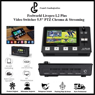 Livepro L2 - Feelworld Livepro L2 Plus Video Switcher 5.5” PTZ Chroma & Streaming Original