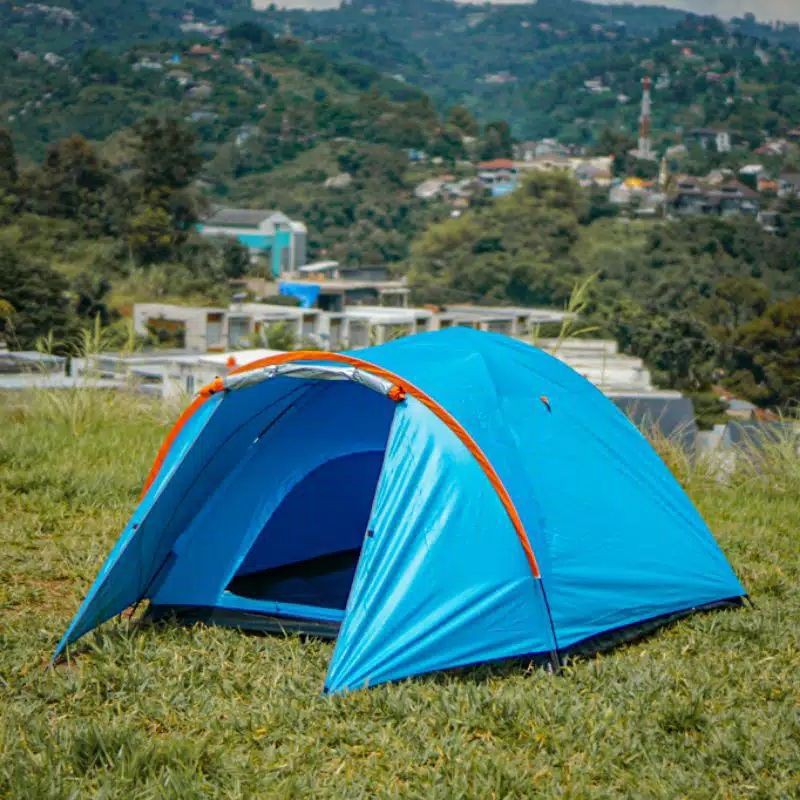 Tenda camping Dobel Layer Waterproof Ultralight kap 4 -5 Person keping outdoor