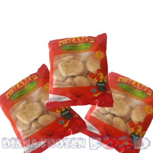

Champ Nugget 250gr / Champ Chicken Nugget / Champ naget Ayam