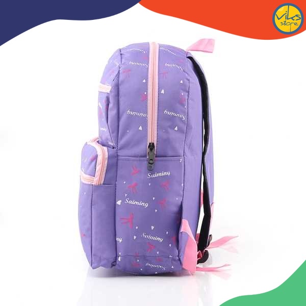 Tas Sekolah TK SD PAUD Ransel Anak Perempuan Tas 2in1 Gambar Motif Lucu Backpack Wanita Tas Punggung