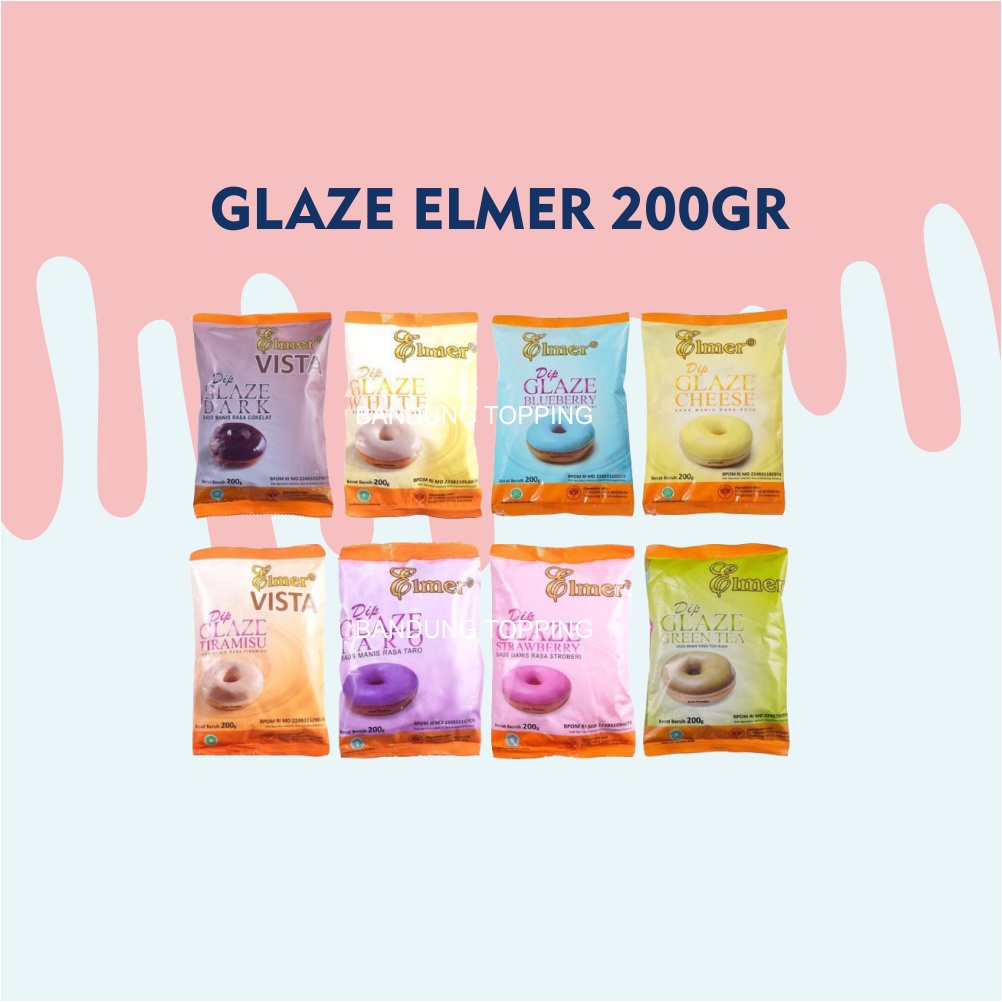 

dip glaze ELMER topping 200gr