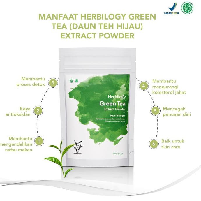 

L4ngsung Proses,,Herbilogy Green tea Extract Powder 100g |Diskon,.,.