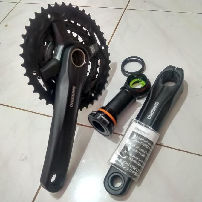 Crankset Crank Shimano Altus Mt200 Hollowtech 2 Ht2 3 Speed Original