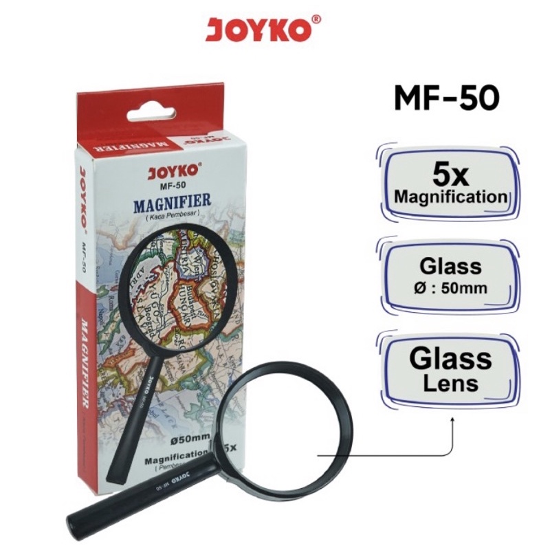 

Kaca pembesar Joyko / magnifier joyko MF 50 / MF 75 / MF 90 / MF 100 (1pcs)