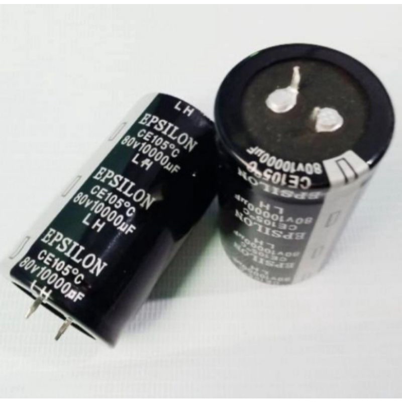 ELCO EPSILON 10000UF 80V / kapasitor epsilon 10000uf 80volt ORIGINAL