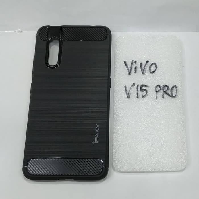 karet VIVO V15 PRO softcase ipaky VIVO V15 PRO silikon karet hitam