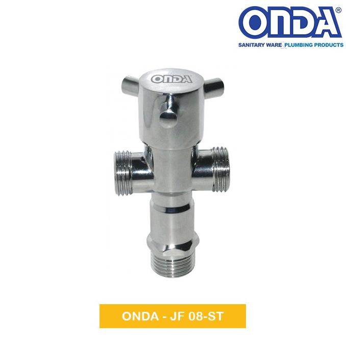 STOP KRAN WC CABANG ONDA 1/2" / KERAN T SHOWER KLOSET JET SHOWER