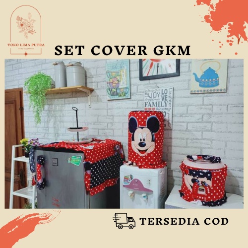 set gkm mickey dilapisi busa 5mm