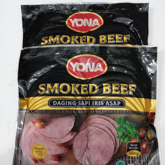 

Daging Asap - Daging Sapi Iris Asap/Smoked Beef Yona 500Gr