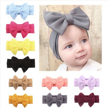 Bandana bayi / bando anak headband anak  motif pita besar