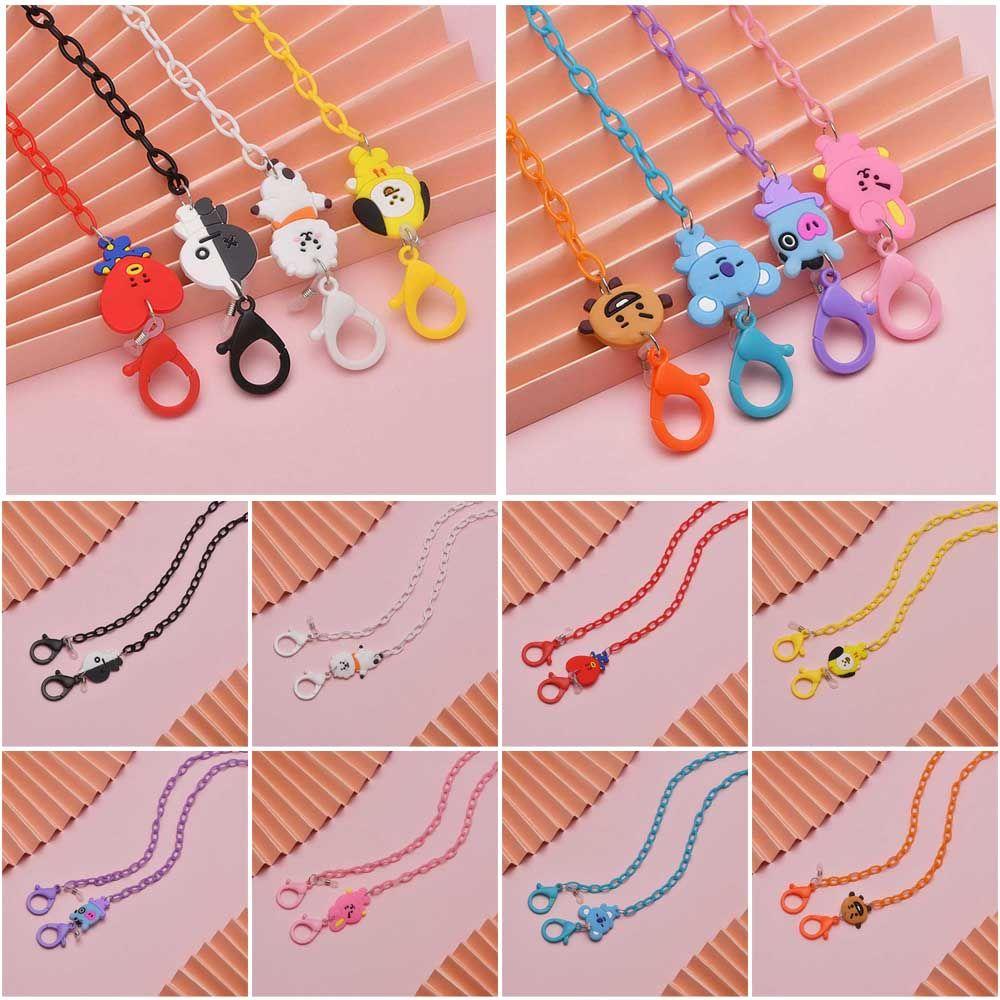 Nanas Lanyard Akrilik Penggunaan Ganda Berwarna Rantai &amp; Lanyard Kacamata Kacamata Tali Kacamata Rantai Kacamata Aksesoris Kacamata Sunglasses Chain