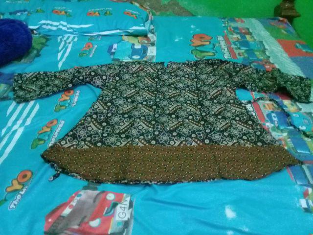 Maura Couple - Sania Ruffle Batik Couple Ori Ndoro Jowi Dnt Garansi Termurah Shopee - Busana Solo