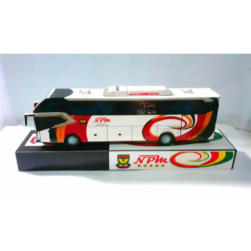 Miniatur Papercraft Bus NPM Avante