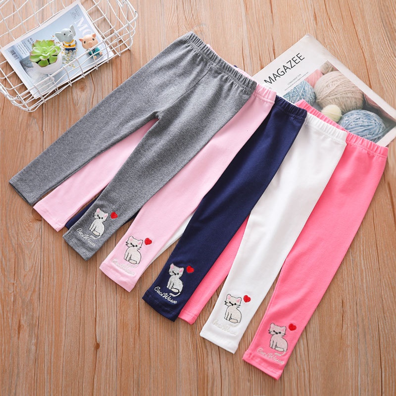 HappyOliver SARANGHAE CAT legging anak perempuan celana panjang import