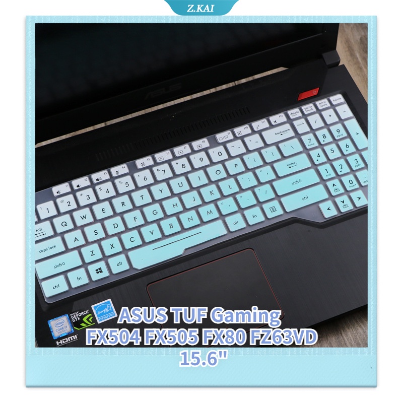 Film Pelindung Keyboard Gaming Bahan Silikon Transparan 15.6 inch Untuk ASUS TUF FX504 FX505 FX80 FZ63VD