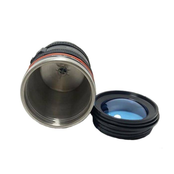 Gelas Mug Replika Lensa Kamera Ef 24-105Mm Tutup Fish Eye - hitam / mug kopi / mug unik