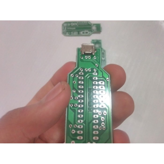 PCB SENTINEL USBasp Downloader AVR MCS-51 + USB micro soldered