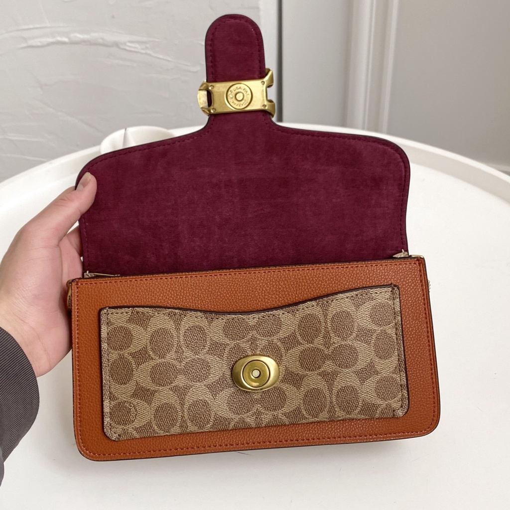 TAS WANITA WOMEN TABBY 26 SIGNATURE COLOR BLOCK SHOULDER BAG TAS SELEMPANG 91215