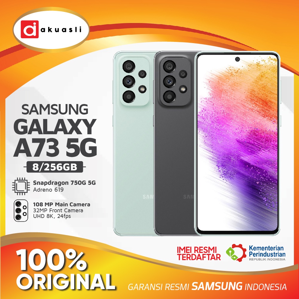 Jual Samsung Galaxy A73 5G 8/256 8GB 256GB RAM 8 ROM 256 GB Handphone ...