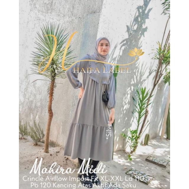 MAHIRA MIDI / MIDI KEKINIAN / MIDI DRESS / MIDI DRESS KEKINIAN / MIDI DRESS HITS / MIDI DRESS KECE /