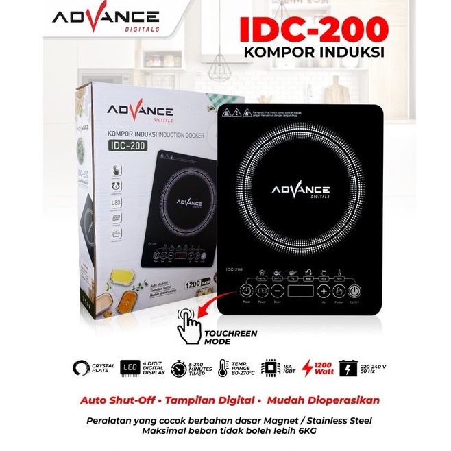 Kompor Listrik Advance IDC 200