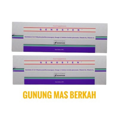 GENOSTEN KAPSUL Genosten Kapsul - untuk membantu mencegah osteoporosis tulang