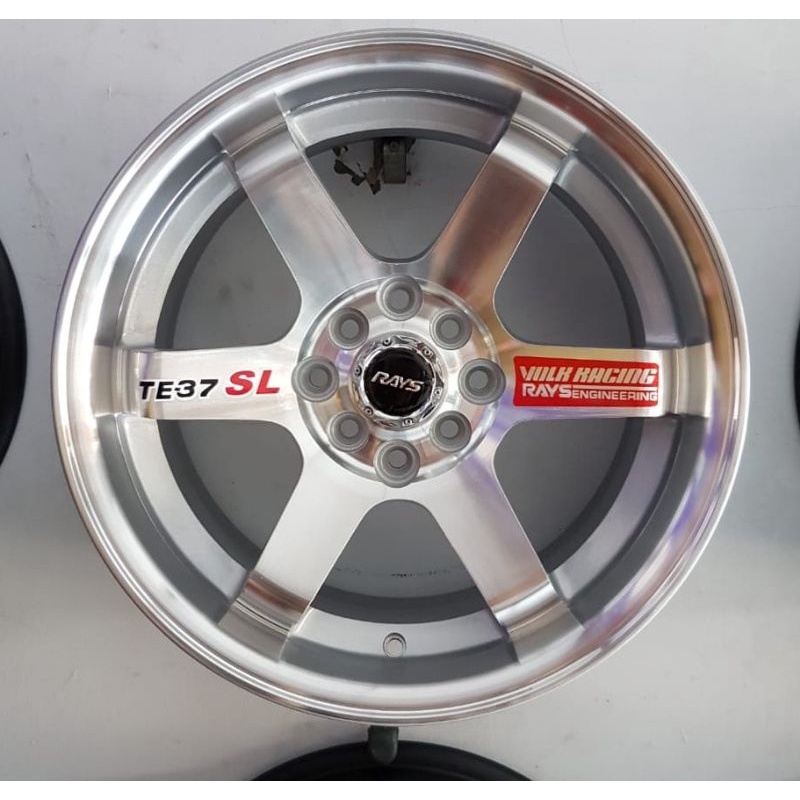 Velg volk rays te37 SL r16 plus ongkir jakarta jawa barat jawa timur