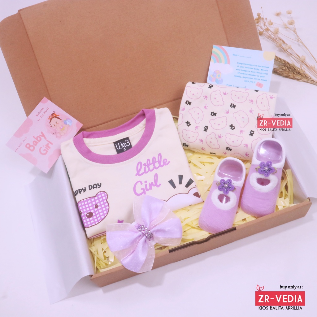 [SLEEPY SOFTIE] Hampers Piyama Baby Girl 0-12 Month / Kado Lahiran Bayi Perempuan Bulan New Born Gift Setelan Hadiah