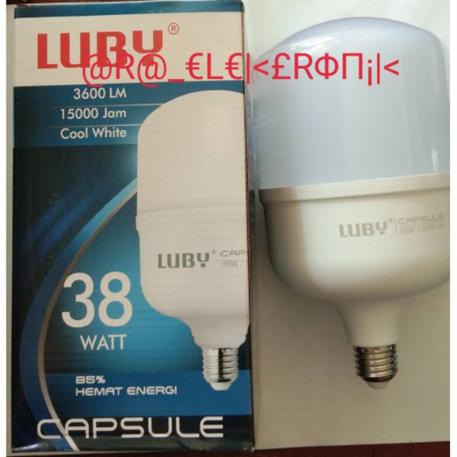 Luby Lampu LED Capsule 38w 38 Watt