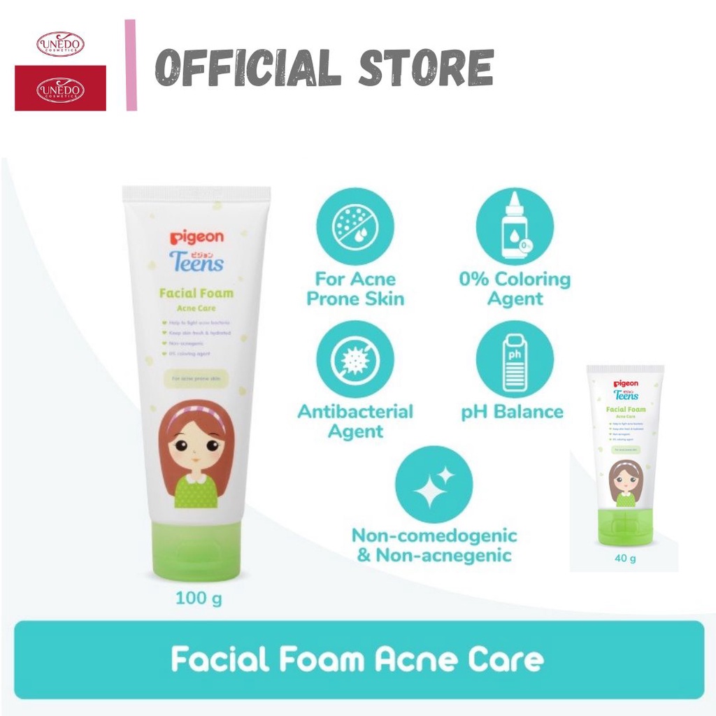 PIGEON Facial Foam - Acne Care For Acne Proskin