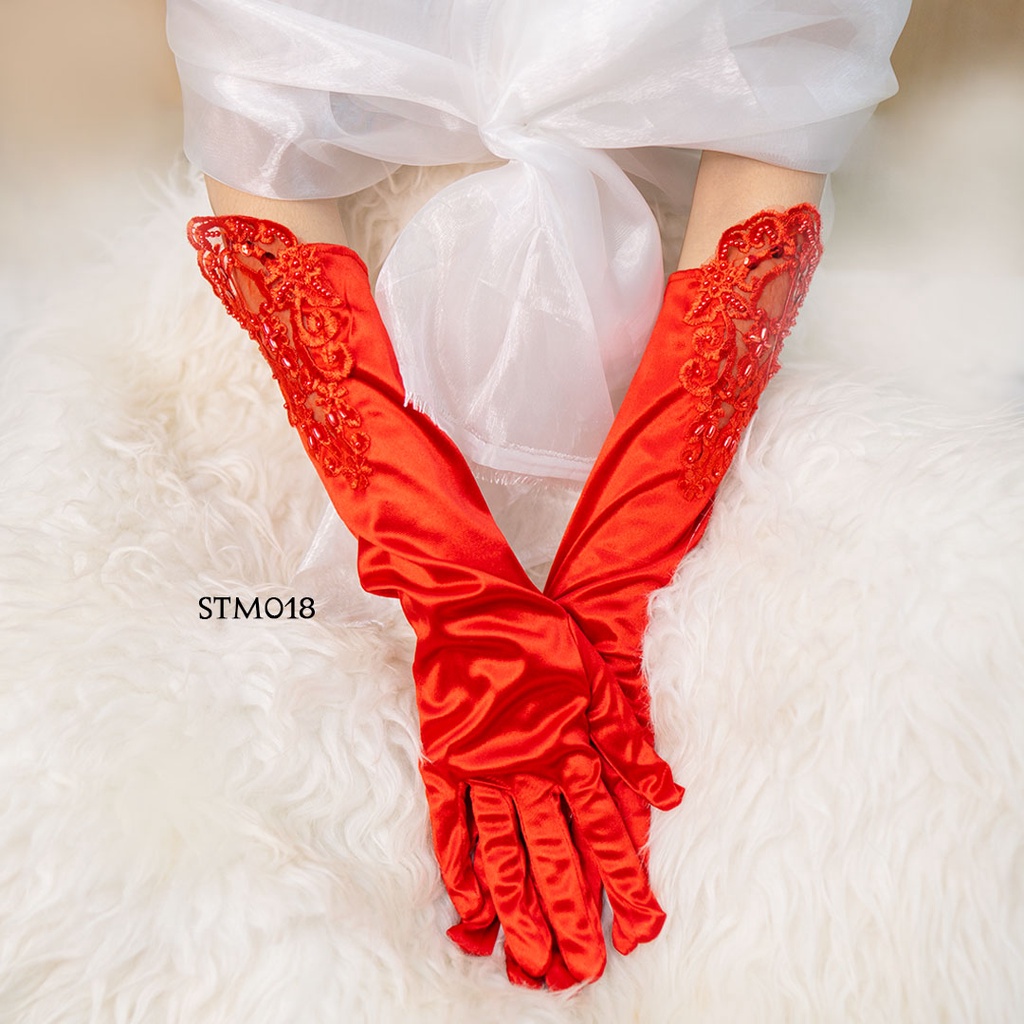 [NEW PRODUCT] BROKAT PESTA PENGANTIN AKSESORIS WEDDING GLOVES STM018